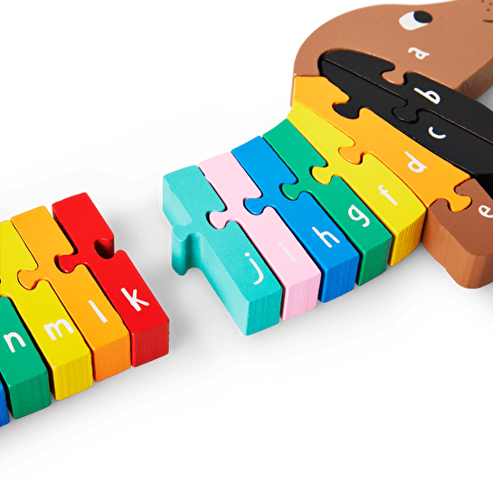 Flying Tiger Copenhagen Sosis Köpek Şeklinde Harfli Ahşap Yapboz