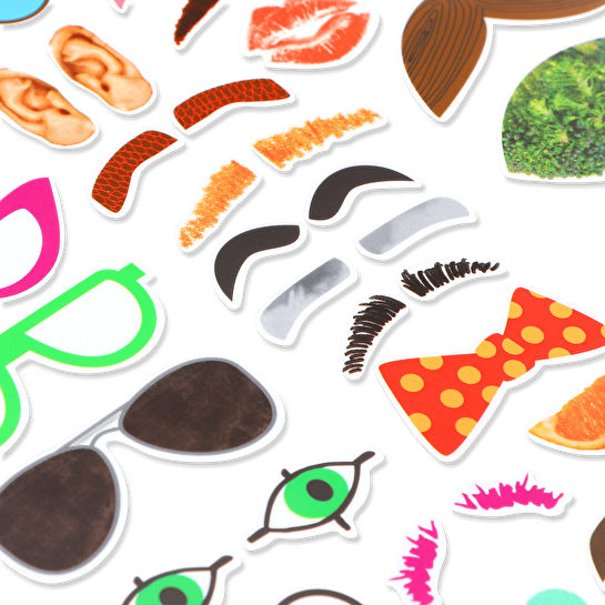 Flying Tiger Copenhagen Kendin Yap Kağıt Bebek ve Sticker Kiti