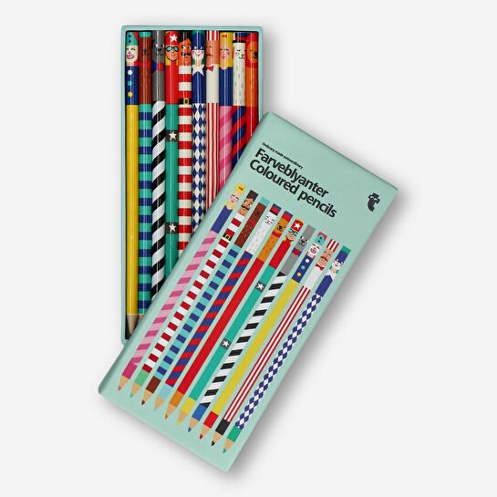 Flying Tiger Copenhagen 10'lu Renkli Boyama Kalemi Seti