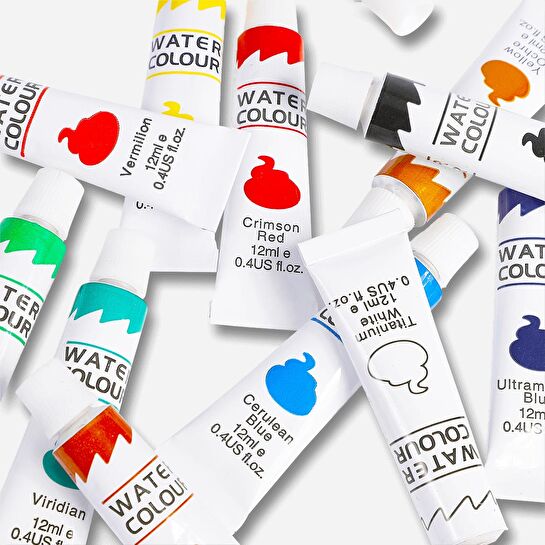 Flying Tiger Copenhagen 12'li Tüplü Sulu Boya Seti