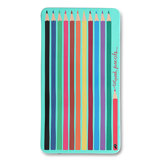 Flying Tiger Copenhagen Metal Kutulu Boya Kalemi Seti