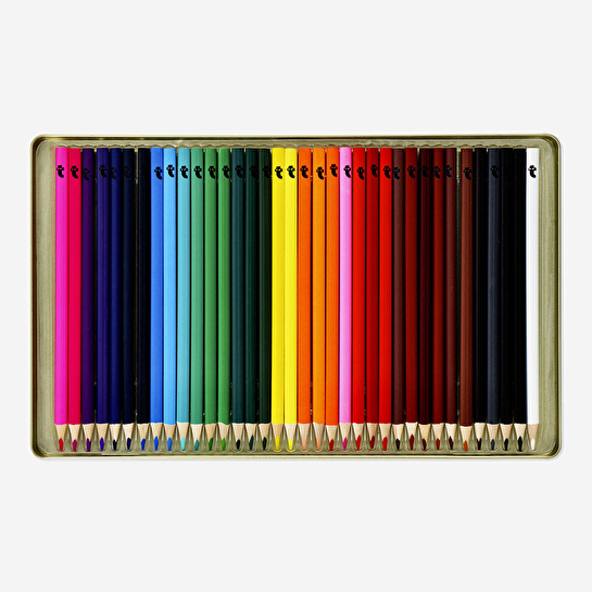 Flying Tiger Copenhagen Kutuda 36'lı Renkli Kalem Seti