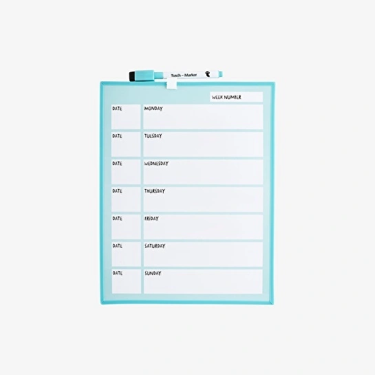Flying Tiger Copenhagen Haftalık Planlayıcı Tahta Seti