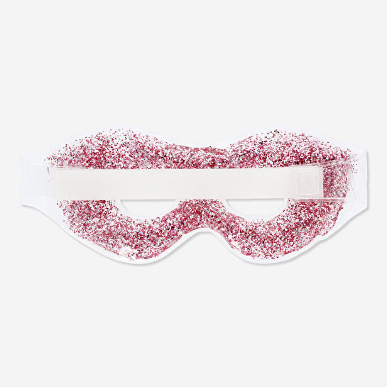 Flying Tiger Copenhagen Parıldayan Pembe Soğutucu Jel Göz Maskesi