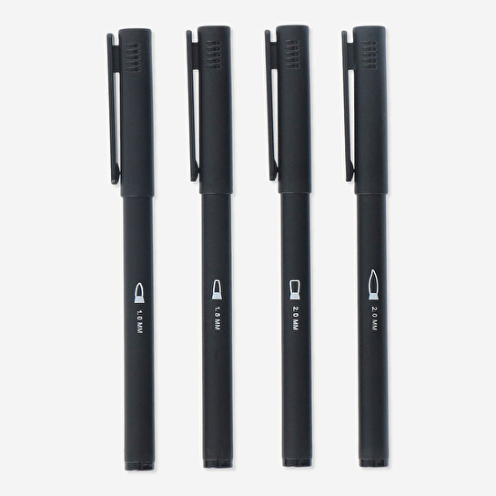 Flying Tiger Copenhagen 4'lü Kaligrafi Kalem Seti