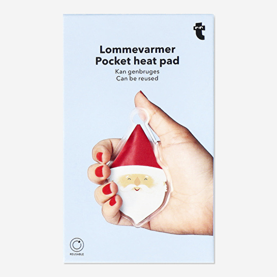 Flying Tiger Copenhagen Noel Baba Şeklinde Cep Isıtıcı 11 cm x 6,7 cm