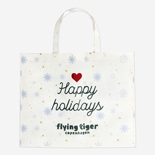Flying Tiger Copenhagen Orta Boy Geri Dönüştürülmüş Polyester Yılbaşı Çantası
