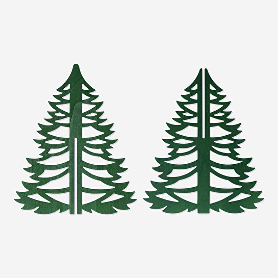 Flying Tiger Copenhagen Dekoratif Ahşap Yılbaşı Ağacı