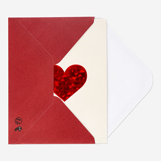 Flying Tiger Copenhagen Kalp Desenli Kart Seti