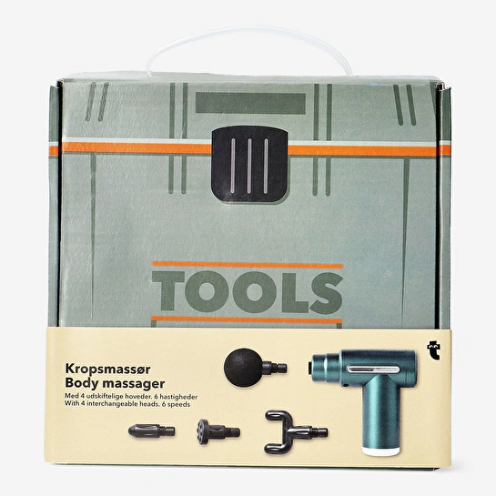 Flying Tiger Copenhagen Farklı Hızlarda 4'lü Vücut Masaj Alet Seti