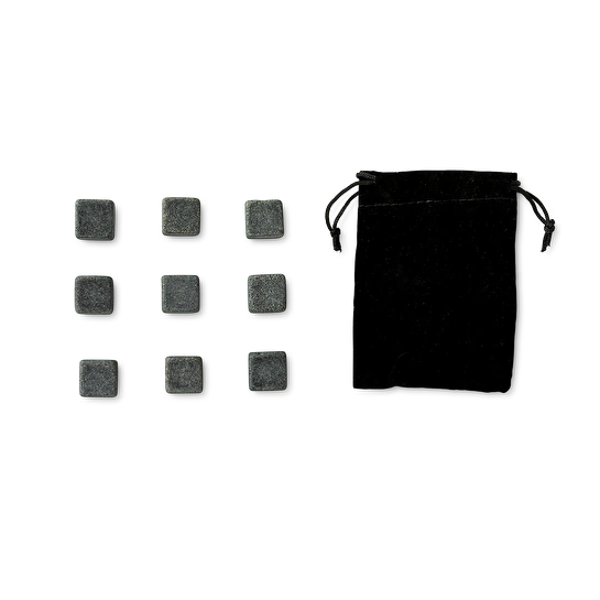 Flying Tiger Copenhagen 9'lu Kare Siyah Granit Soğutma Taşları