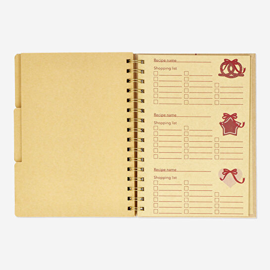 Flying Tiger Copenhagen Yılbaşı Temalı A5 Tarif Defteri