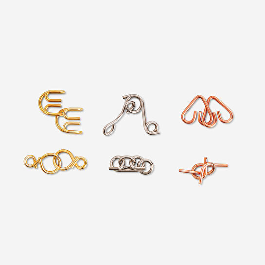 Flying Tiger Copenhagen 6'lı Metal Zeka Bulmacası