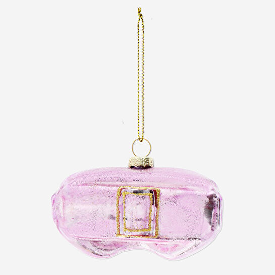 Flying Tiger Copenhagen Pembe Kayak Gözlüğü Yılbaşı Ağacı Süsü