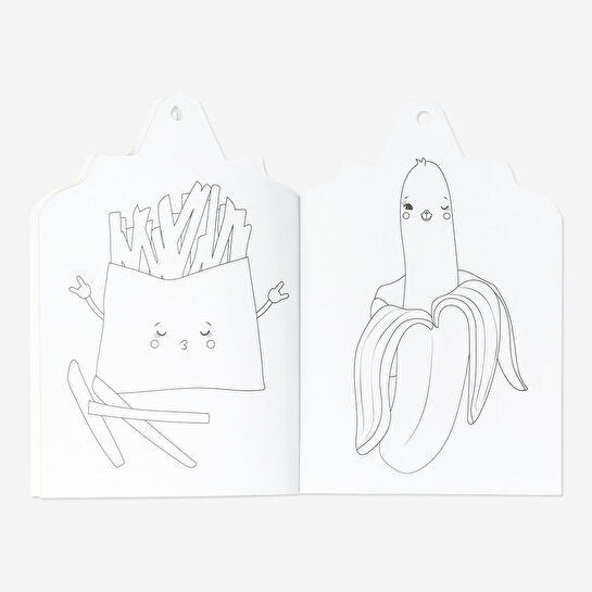 Flying Tiger Copenhagen Çilek Şekilli Boyama Kitabı