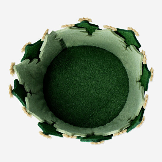 Flying Tiger Copenhagen Dekoratif Yeşil Keçe Sepet