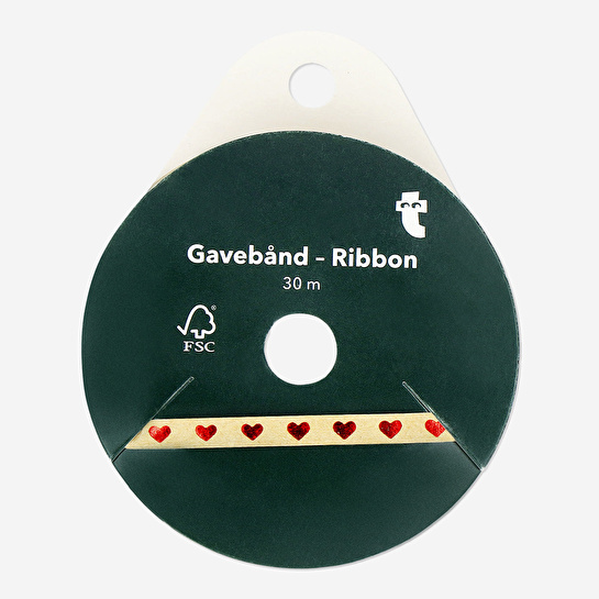 Flying Tiger Copenhagen Kalp Desenli Kurdele 30 m