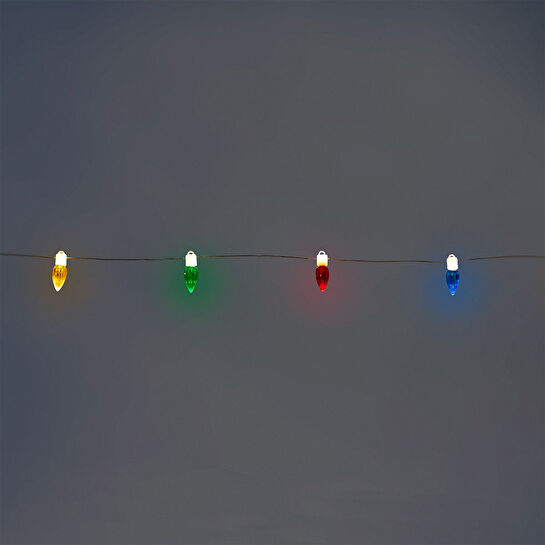 Flying Tiger Copenhagen Renkli Ampul Şekilli Yılbaşı Ağacı Işığı