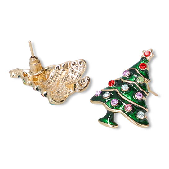 Flying Tiger Copenhagen Yılbaşı Ağacı Şekilli Küpe