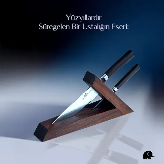 Jumbo Miyaki Damascus Çelik Bıçak 18 cm