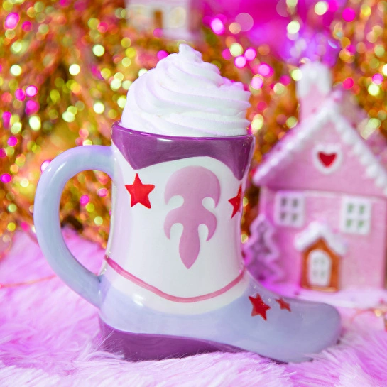 Flying Tiger Copenhagen Mor Kovboy Çizmesi Şekilli Kupa