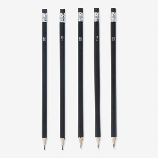 Flying Tiger Copenhagen 5'li Siyah Kurşun Kalem Seti