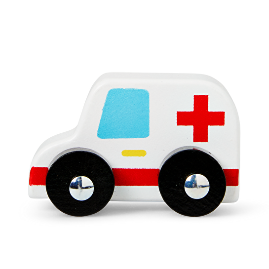 Flying Tiger Copenhagen Ahşap Oyuncak Ambulans