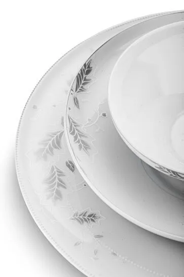 Jumbo Lace Leaf 62 Parça 12 Kişilik Yemek Takımı