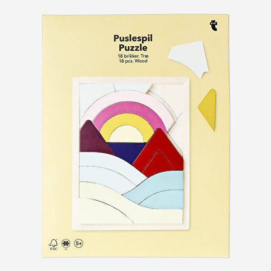 Flying Tiger Copenhagen Manzara Desenli Ahşap Yapboz