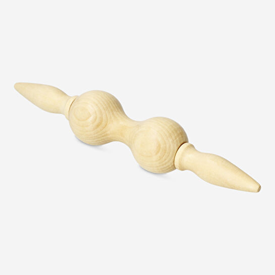 Flying Tiger Copenhagen Sekiz Şeklinde Ahşap Vücut Masaj Rulosu