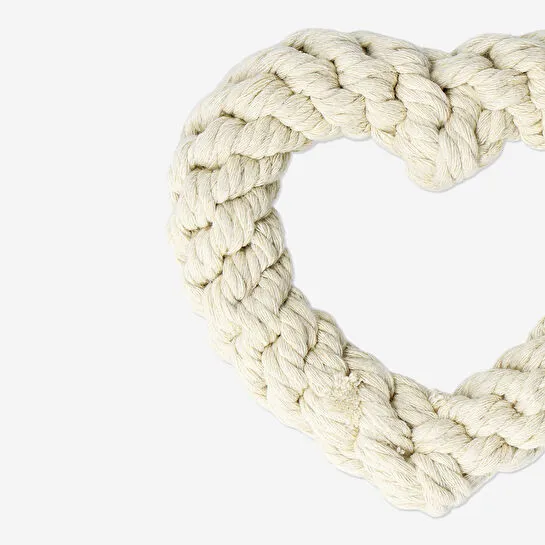 Flying Tiger Copenhagen Kalp Şekilli Halat Köpek Oyuncağı