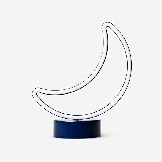 Flying Tiger Copenhagen Renk Değiştiren Ay Şeklinde Neon Lamba