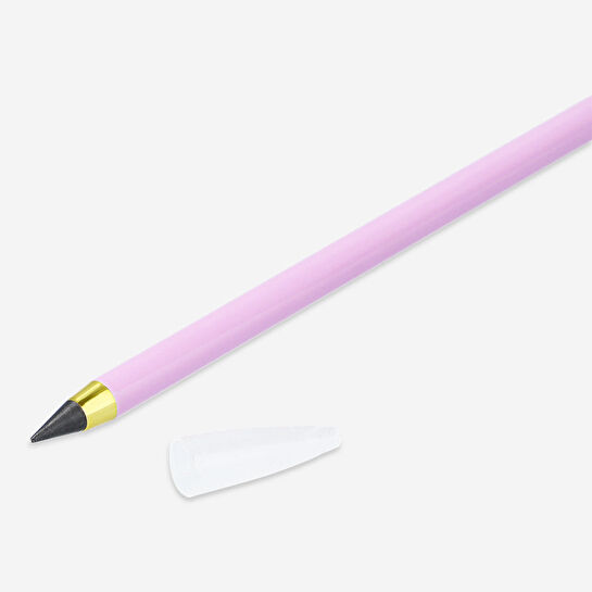 Flying Tiger Copenhagen Metal Pembe Çiçekli Kurşun Kalem