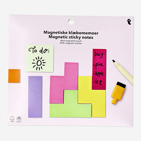 Flying Tiger Copenhagen Kalemli Mıknatıslı Yapışkan Kağıt Seti