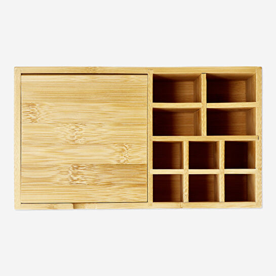 Flying Tiger Copenhagen Aynalı Ahşap Makyaj Malzemesi Düzenleyici