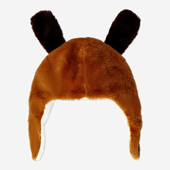 Flying Tiger Copenhagen Kahverengi Köpek Şeklinde Peluş Şapka