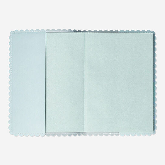 Flying Tiger Copenhagen Dalgalı Şekilli Mavi A5 Defter