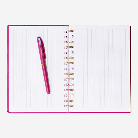 Flying Tiger Copenhagen Çizim Tahtalı Çizgili Defter ve Kalem Seti