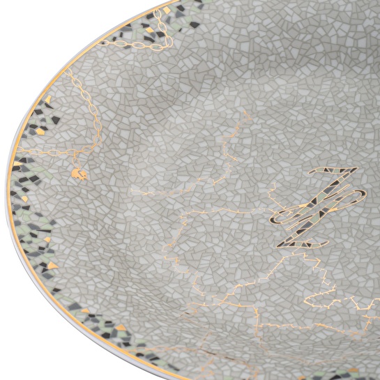 Jumbo Janti Gri 60 Parça 12 Kişilik Yemek Takımı