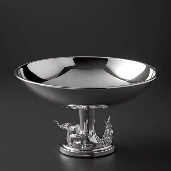 Jumbo Ganesha Gümüş Ayaklı Kase