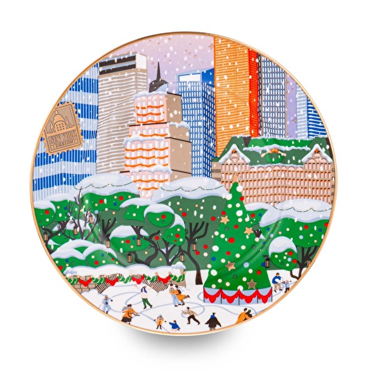 Jumbo New Year Countries 4'lü Pasta Tabağı 20 cm