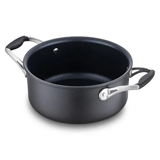 Jumbo New Moment Diamond İndüksiyon Tabanlı Siyah Derin Tencere 20 cm