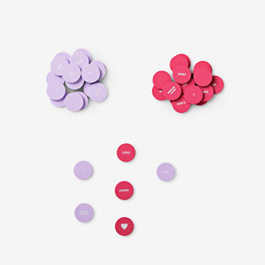 Flying Tiger Copenhagen Pembe Kalpli Ahşap Taş Eşleştirme Oyunu