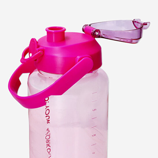 Flying Tiger Copenhagen Motivasyon Sloganlı Pembe Matara 2 L