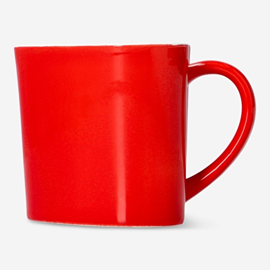 Flying Tiger Copenhagen Kalp Şekilli Kırmızı Seramik Kupa 330 ml