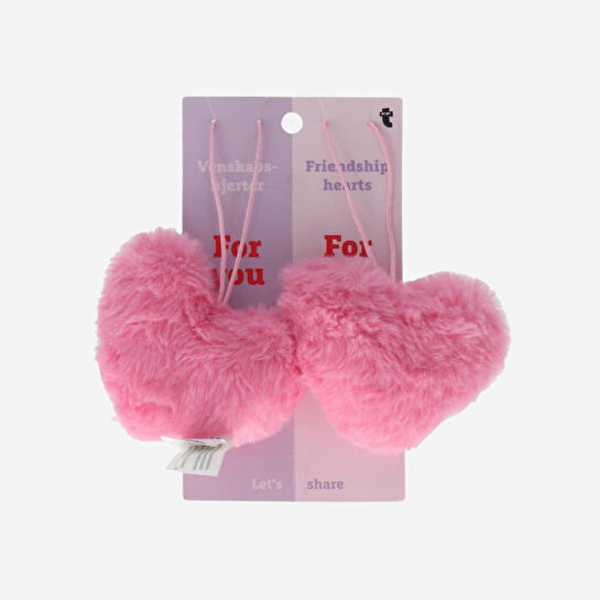 Flying Tiger Copenhagen Pembe Peluş Kalp