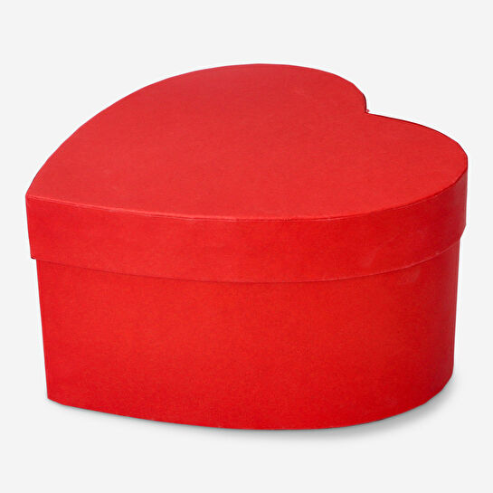 Flying Tiger Copenhagen Kırmızı Kalp Kutuda 6'lı Yapay Gül Seti