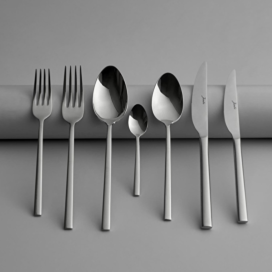 Jumbo 2001 84 Parça 12 Kişilik Çelik Çatal Kaşık Bıçak Takımı