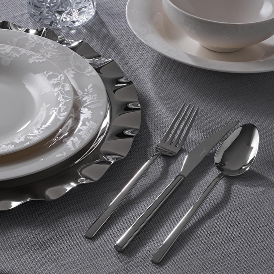 Jumbo 2001 84 Parça 12 Kişilik Çelik Çatal Kaşık Bıçak Takımı