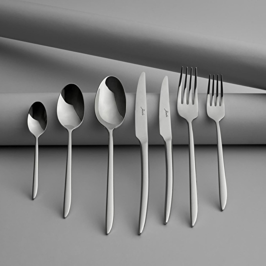 Jumbo 2600 84 Parça 12 Kişilik Çelik Çatal Kaşık Bıçak Takımı